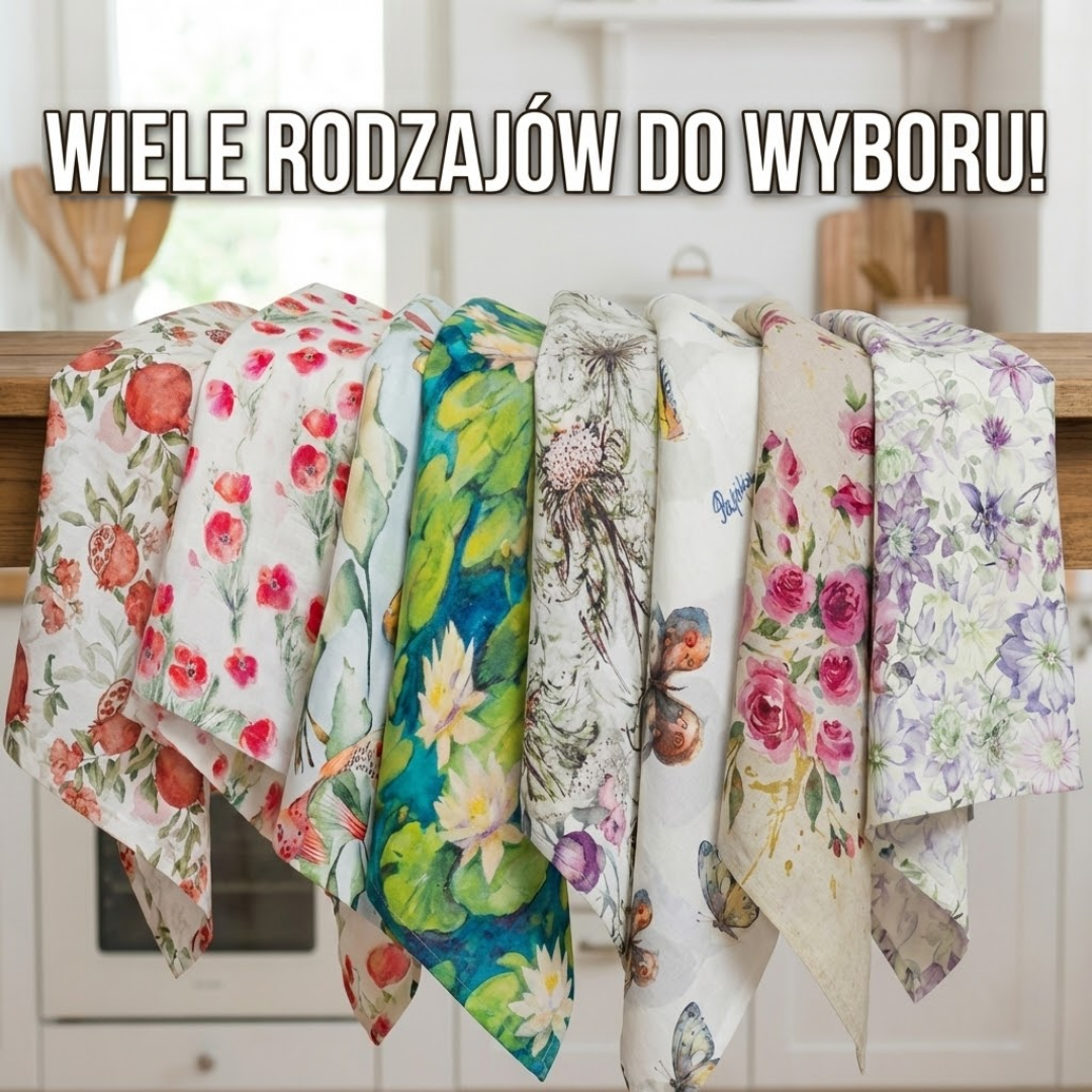 Ściereczka lniana „Flora”