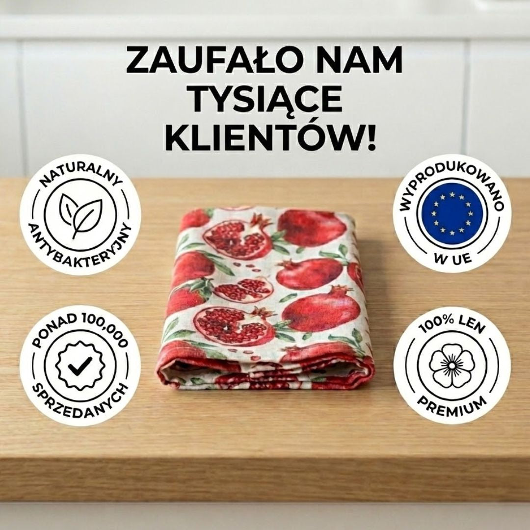 Ściereczka lniana „Flora”