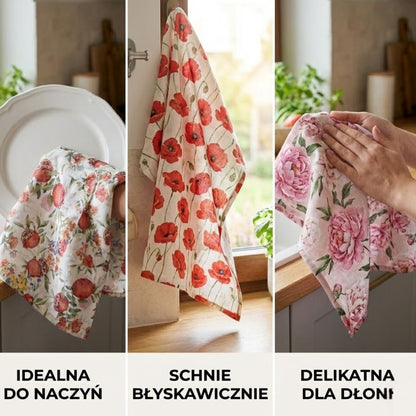 Ściereczka lniana „Flora”